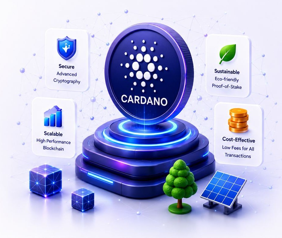 Cardano Blockchain Development illustration