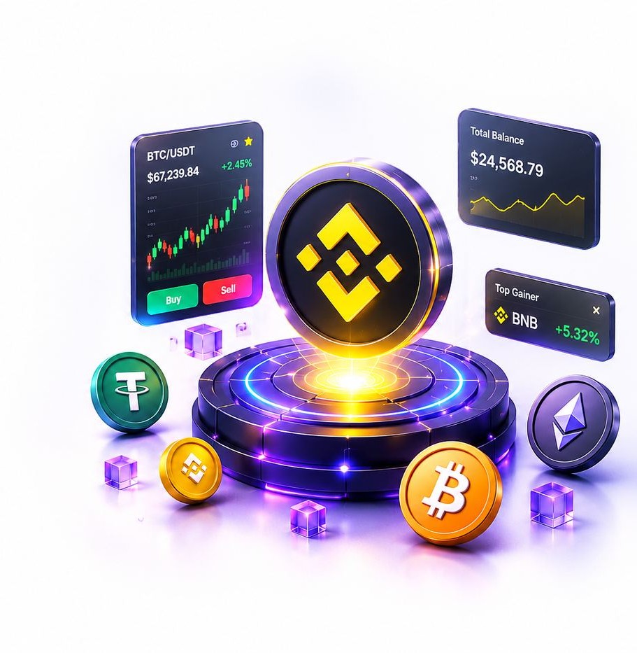 Crypto Exchange Like Binance illustration