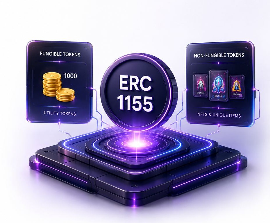 ERC-1155 Token Development illustration