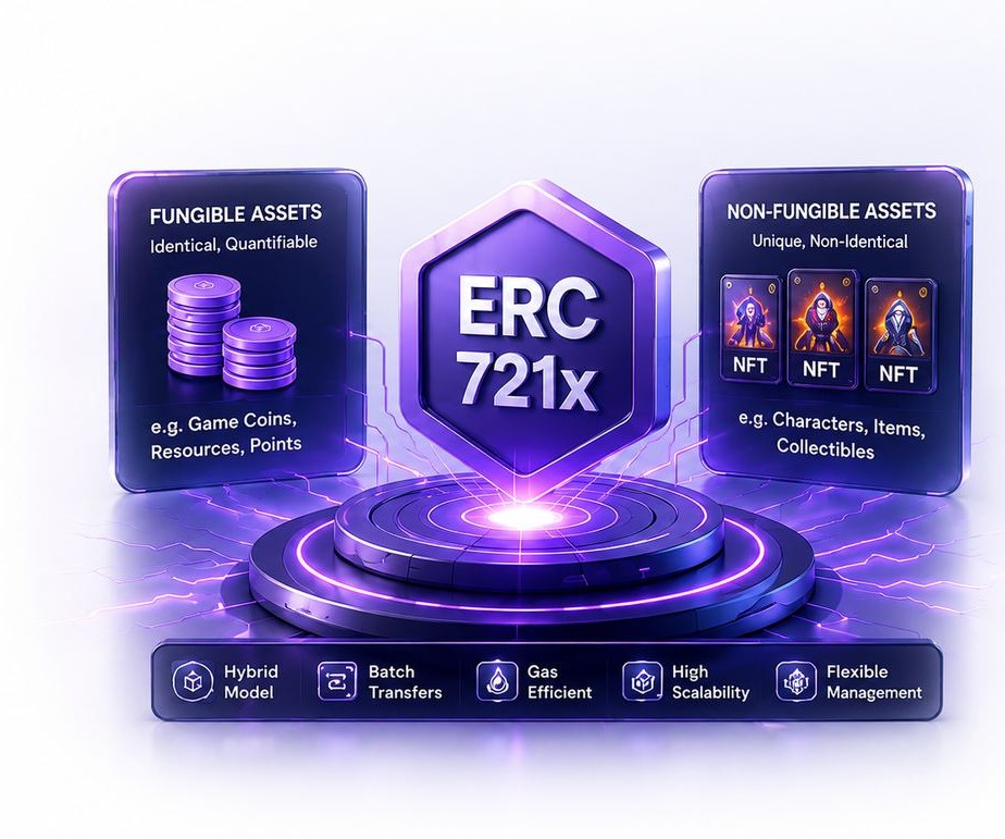 ERC-721x Token Development illustration