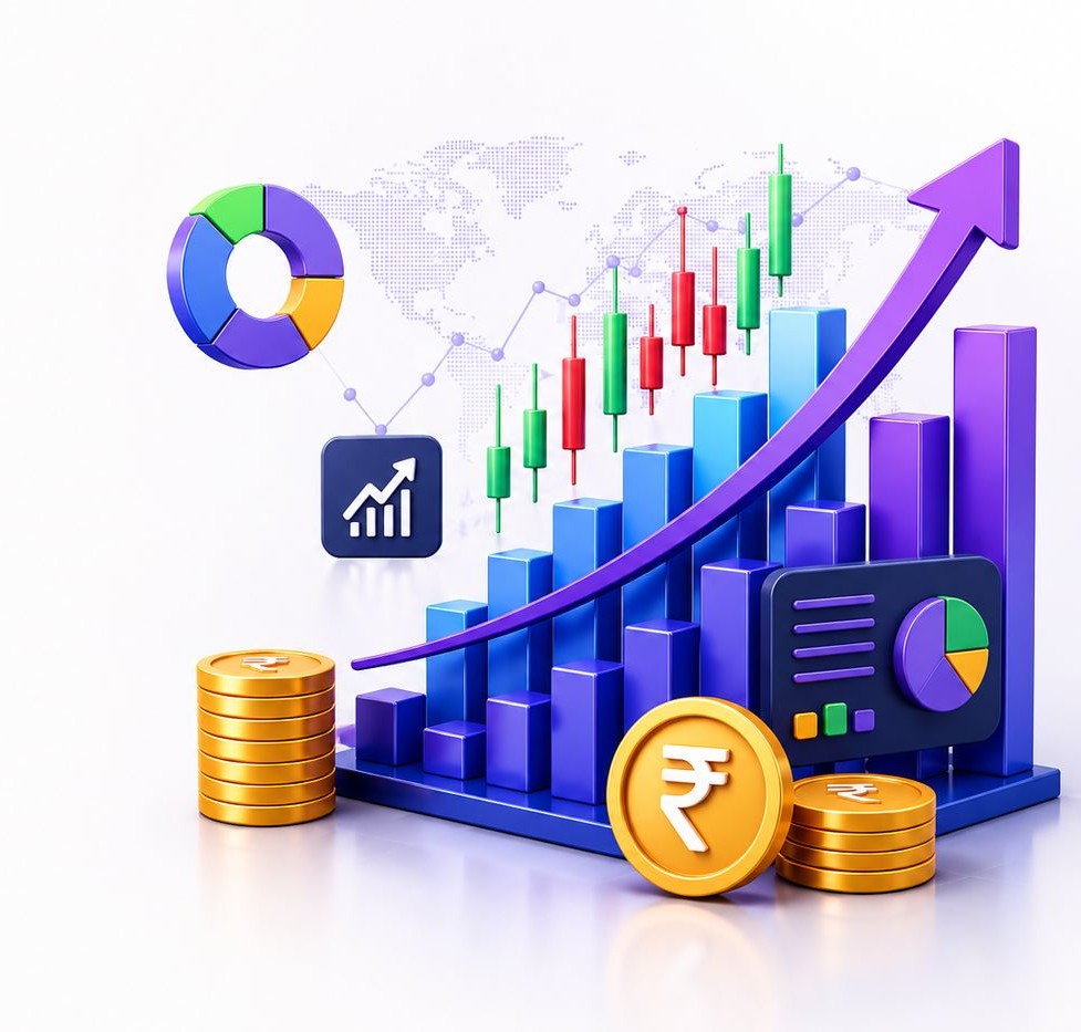 Stock Trading Development illustration